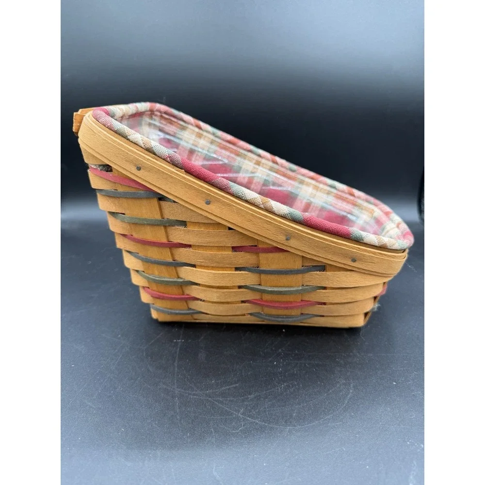 Longaberger 1998 Woven Traditions Sm Vegetable Basket Combo 🥕 Liner & Protector